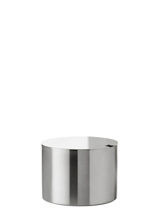 Stelton Arne Jacobsen Cylinda Sugar Bowl 0.2 L (Steel) in the group HOME, HOUSEHOLD & GARDEN / Kitchen utensils / Other kitchen tools at TP E-commerce Nordic AB (D22509)