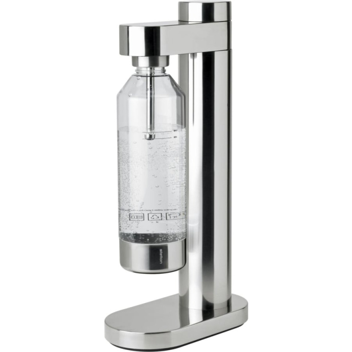 Stelton Brus Carbonator (Steel) in the group HOME, HOUSEHOLD & GARDEN / Household appliances / Water & Juice / Carbonation machines / Carbonation machines at TP E-commerce Nordic AB (D22513)