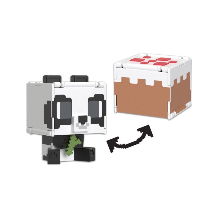 MINECRAFT Mob Head Minis Flipping Figs - Panda & Cake in the group TOYS, KIDS & BABY PRODUCTS / Toys / Figures, Miniatures & accessories at TP E-commerce Nordic AB (D22536)