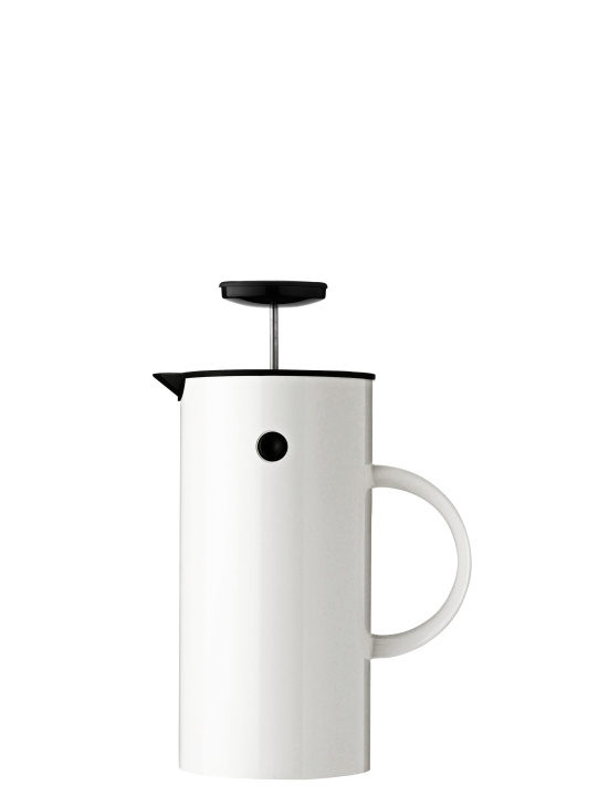 Stelton EM77 French Press ​1 L (White) in the group HOME, HOUSEHOLD & GARDEN / Household appliances / Coffee makers and accessories at TP E-commerce Nordic AB (D22540)