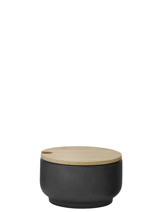 Stelton Theo Sugar Bowl 0.1 L (Black) in the group HOME, HOUSEHOLD & GARDEN / Kitchen utensils / Other kitchen tools at TP E-commerce Nordic AB (D22543)