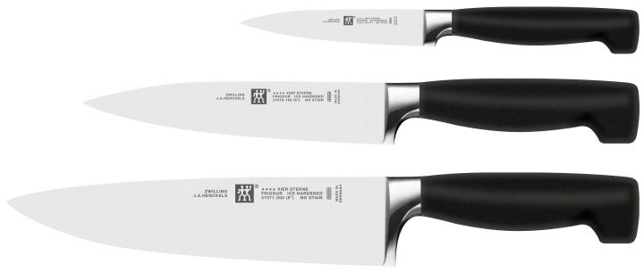 Zwilling FOUR STAR, Knife set, 3-pcs - no-color - E in the group HOME, HOUSEHOLD & GARDEN / Kitchen utensils / Kitchen knives & Knife sharpeners at TP E-commerce Nordic AB (D22556)