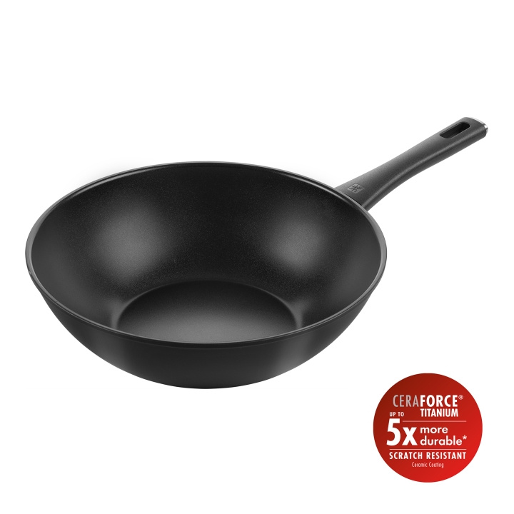 Zwilling Madura Plus Ceramic Wok - Sort - 30 cm in the group HOME, HOUSEHOLD & GARDEN / Kitchen utensils / Frying pans at TP E-commerce Nordic AB (D22569)