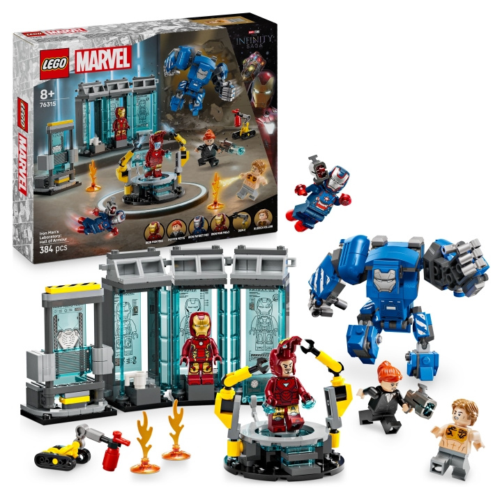 LEGO Super Heroes - Iron Man\'s Laboratory: Hall of Armour (76315) in the group TOYS, KIDS & BABY PRODUCTS / Toys / Building toys / Lego at TP E-commerce Nordic AB (D22607)