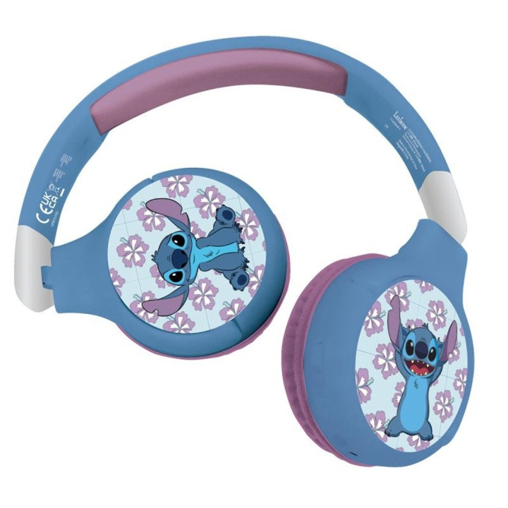 Lexibook Disney Stitch 2-in-1 Bluetooth Headphones (HPBT010D) in the group HOME ELECTRONICS / Audio & Picture / Headphones & Accessories / Headphones at TP E-commerce Nordic AB (D22707)