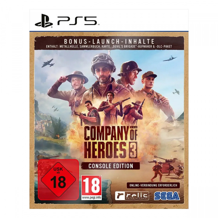 Company of Heroes 3 - Steelbook (Launch Edition) (DE/Multi in Game) (PS5) in the group HOME ELECTRONICS / Game consoles & Accessories / Sony PlayStation 5 / Games at TP E-commerce Nordic AB (D22719)