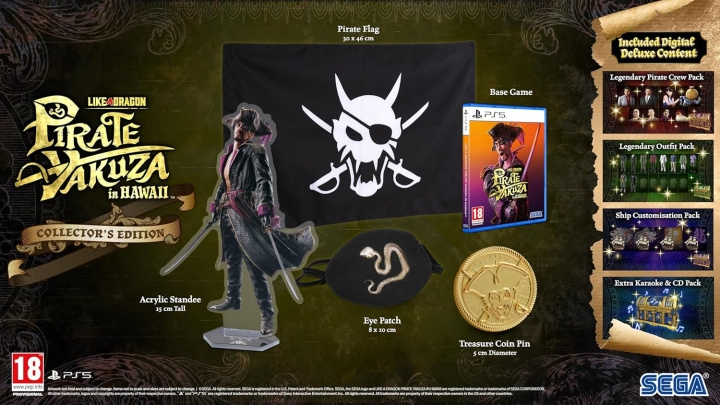 Like a Dragon: Pirate Yakuza in Hawaii (Collector Edition) (PS5) in the group HOME ELECTRONICS / Game consoles & Accessories / Sony PlayStation 5 / Games at TP E-commerce Nordic AB (D22753)