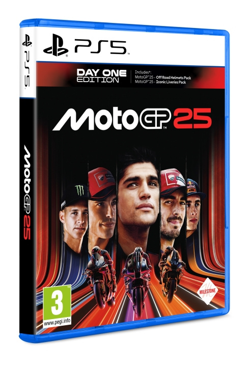 MotoGP 25 (Day One Edition) (PS5) in the group HOME ELECTRONICS / Game consoles & Accessories / Sony PlayStation 5 / Games at TP E-commerce Nordic AB (D22759)