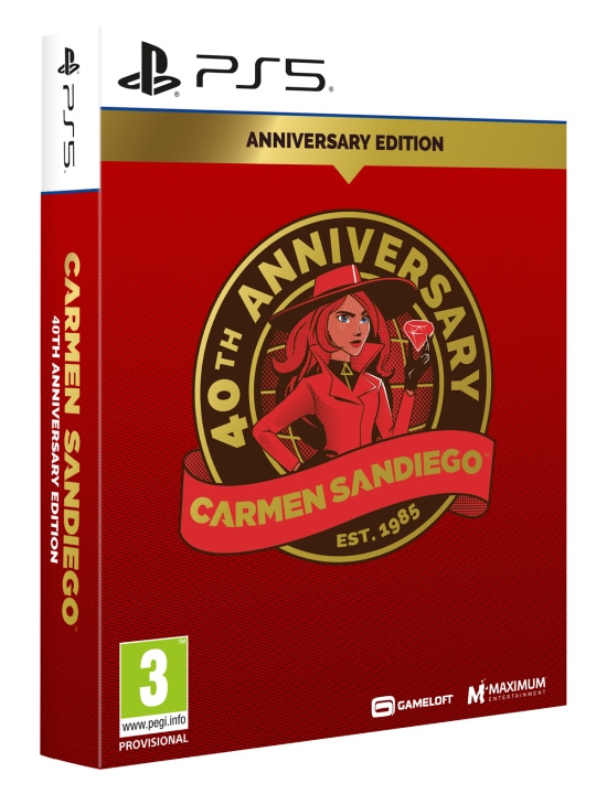 Carmen Sandiego 40th Anniversary Edition (PS5) in the group HOME ELECTRONICS / Game consoles & Accessories / Sony PlayStation 5 / Games at TP E-commerce Nordic AB (D22782)