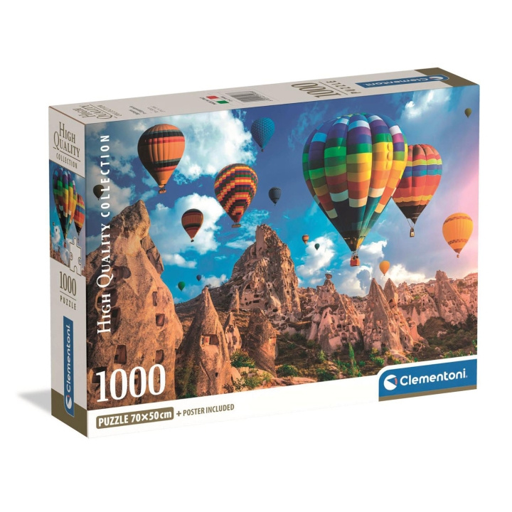Clementoni Pussel 1000 Pcs CB Balloons In Cappadocia in the group Sport, leisure & Hobby / Hobby / Puzzle at TP E-commerce Nordic AB (D22857)