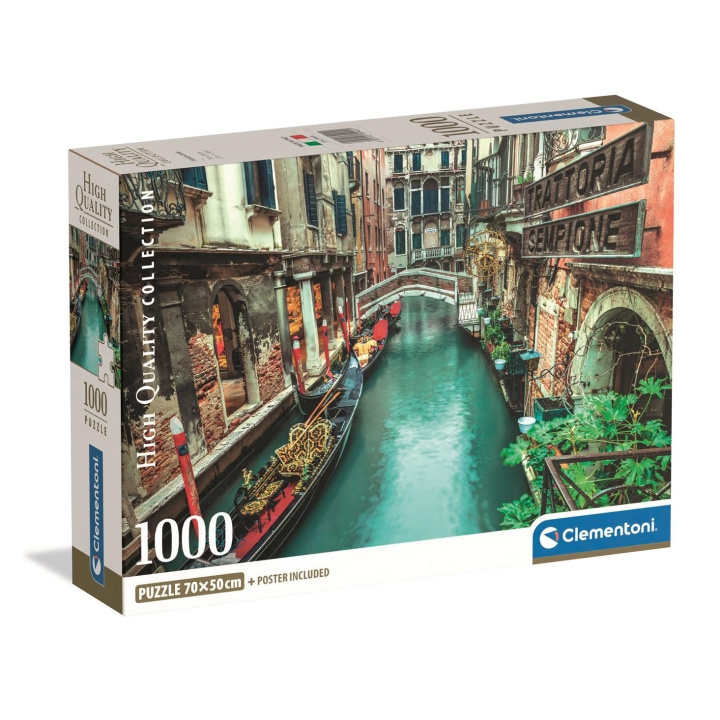 Clementoni Puzzle 1000 Pcs CB High Quality Collection Venice Canal in the group Sport, leisure & Hobby / Hobby / Puzzle at TP E-commerce Nordic AB (D22865)