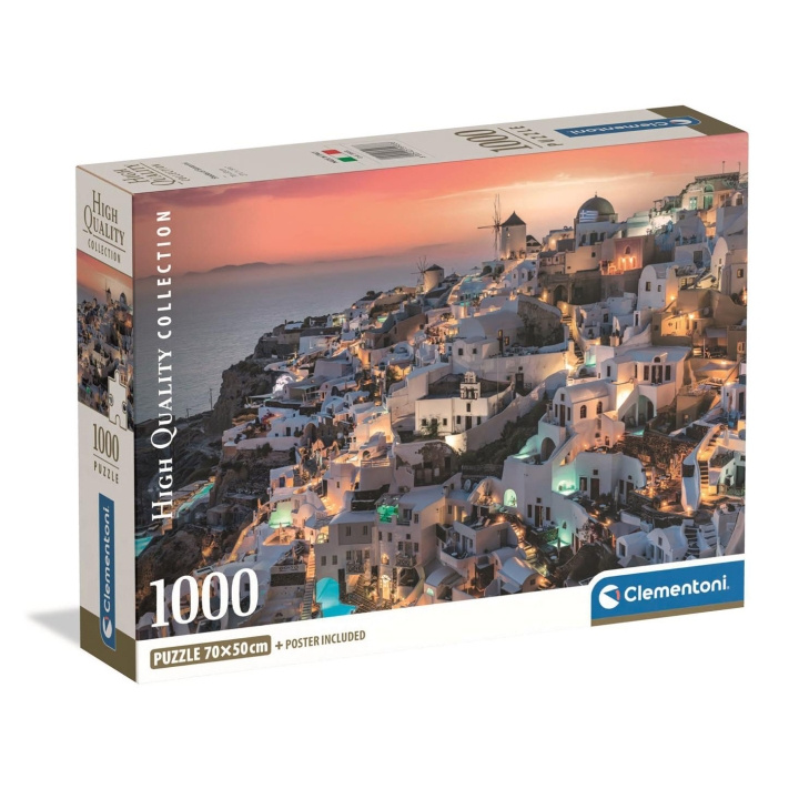 Clementoni Puzzle 1000 Pcs CB High Quality Collection Shades Santorini in the group Sport, leisure & Hobby / Hobby / Puzzle at TP E-commerce Nordic AB (D22873)
