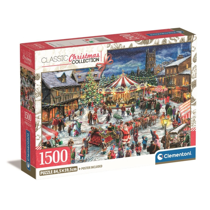 Clementoni Pussel 1500 Pcs CB The Christmas Fair in the group Sport, leisure & Hobby / Hobby / Puzzle at TP E-commerce Nordic AB (D22885)
