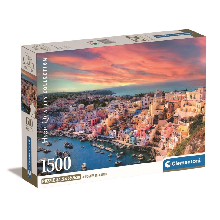 Clementoni Pussel 1500 Pcs CB High Quality Collection Procida Island in the group Sport, leisure & Hobby / Hobby / Puzzle at TP E-commerce Nordic AB (D22887)
