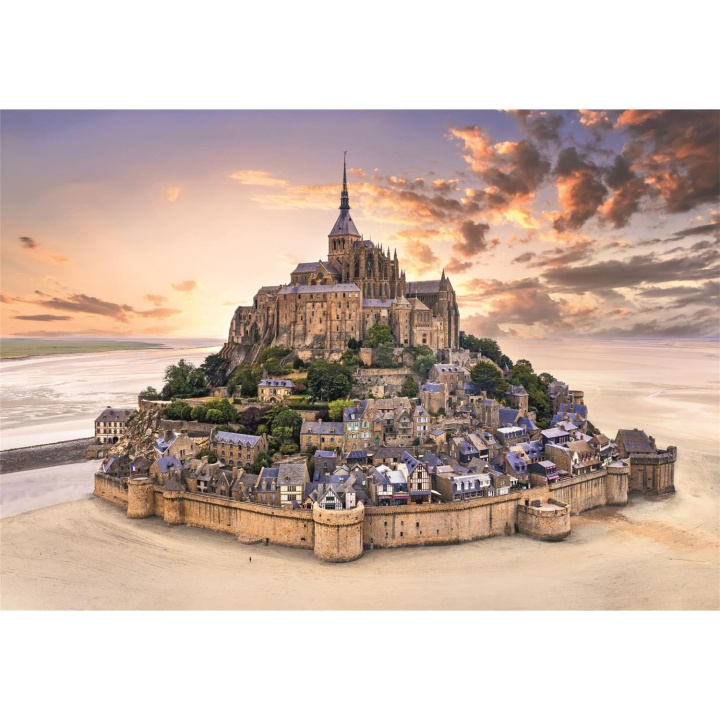 Clementoni Puzzle 1500 Pcs CB High Quality Collection The Mont Saint-Michel Rising in the group Sport, leisure & Hobby / Hobby / Puzzle at TP E-commerce Nordic AB (D22889)