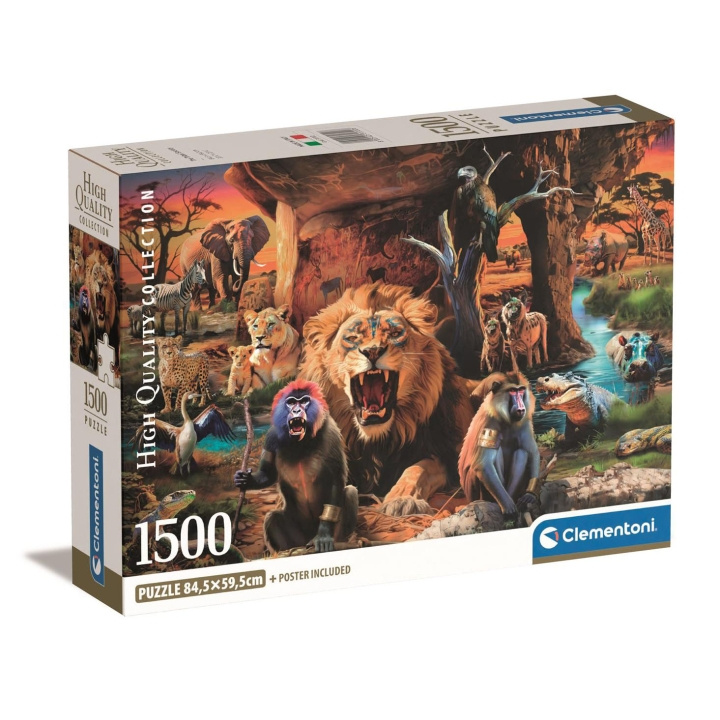 Clementoni Puzzle 1500 Pcs CB High Quality Collection The Tribal Society in the group Sport, leisure & Hobby / Hobby / Puzzle at TP E-commerce Nordic AB (D22890)
