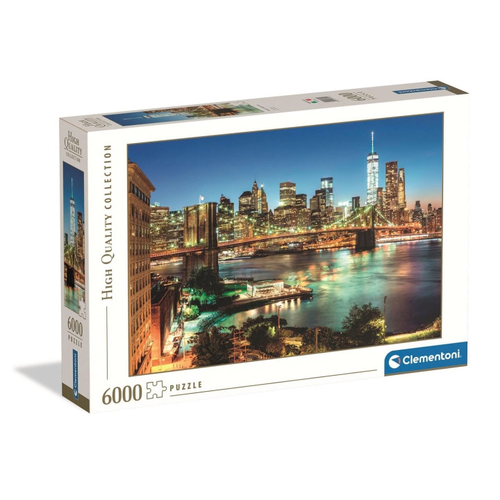 Clementoni Puzzle 6000 Pcs High Quality Collection Brooklyn Bridge Lights in the group Sport, leisure & Hobby / Hobby / Puzzle at TP E-commerce Nordic AB (D22897)
