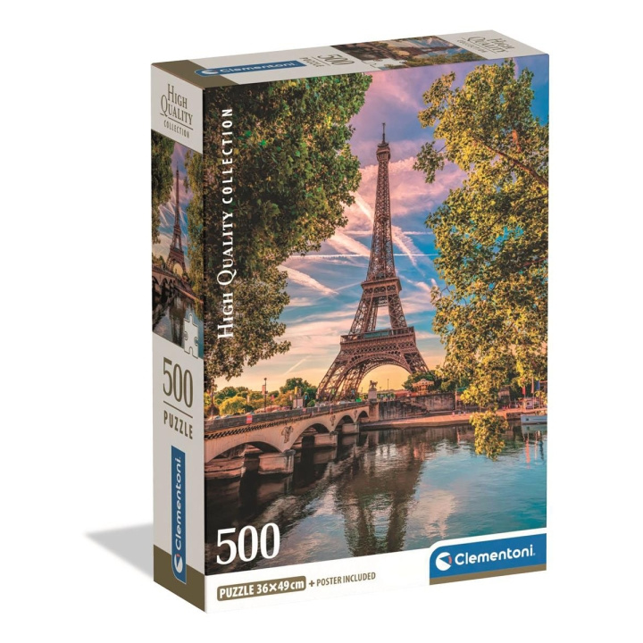 Clementoni Puzzle 500 Pcs CB High Quality Collection Along The Seine in the group Sport, leisure & Hobby / Hobby / Puzzle at TP E-commerce Nordic AB (D22899)