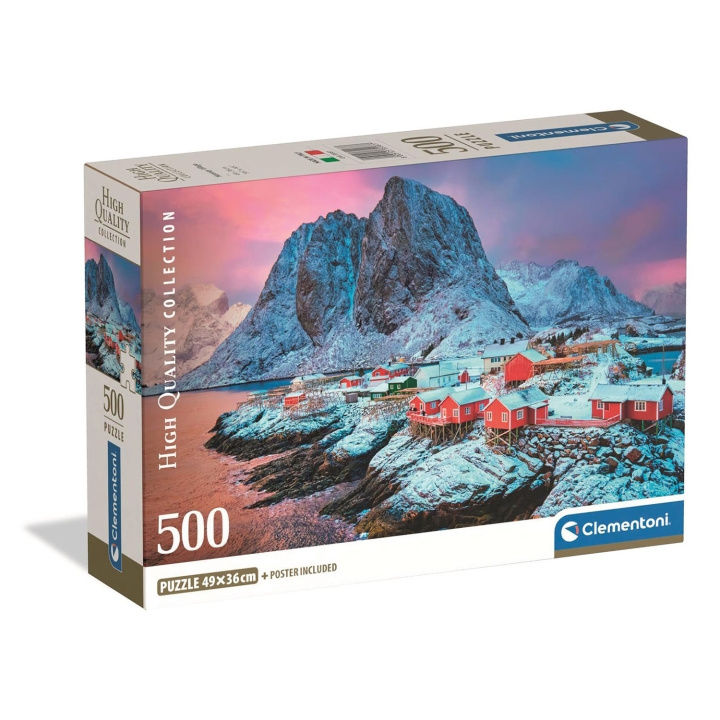 Clementoni Puzzle 500 Pcs CB High Quality Collection Hamnoy Village in the group Sport, leisure & Hobby / Hobby / Puzzle at TP E-commerce Nordic AB (D22905)