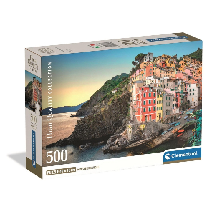 Clementoni Puzzle 500 Pcs CB High Quality Collection Riomaggiore Coast in the group Sport, leisure & Hobby / Hobby / Puzzle at TP E-commerce Nordic AB (D22916)