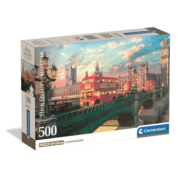 Clementoni Puzzle 500 Pcs CB High Quality Collection Westminster Bridge in the group Sport, leisure & Hobby / Hobby / Puzzle at TP E-commerce Nordic AB (D22918)