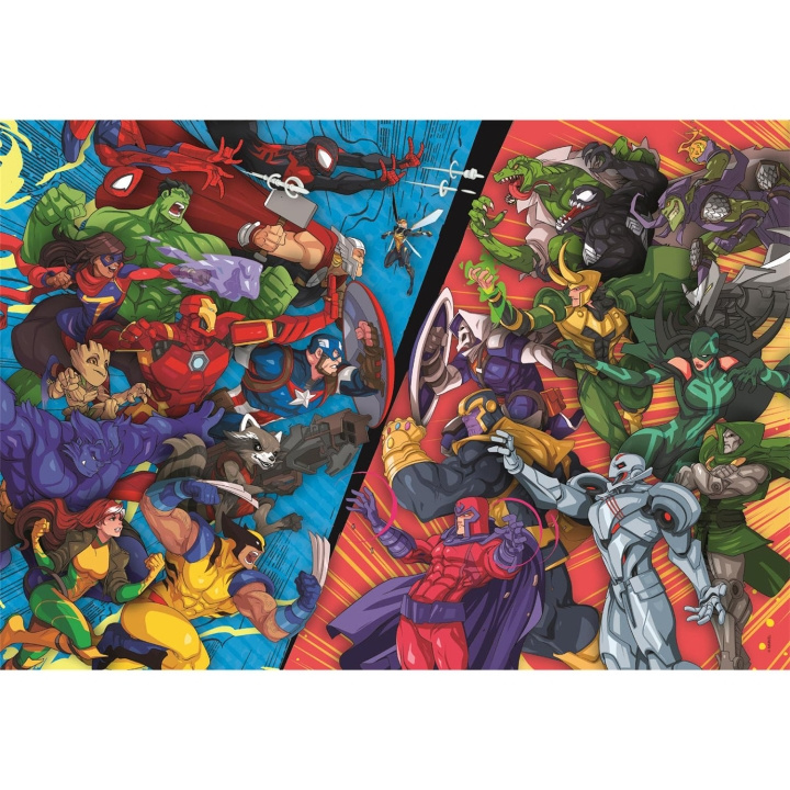 Clementoni Puzzle 104 Pcs Marvel Heroes VS Villains in the group Sport, leisure & Hobby / Hobby / Puzzle at TP E-commerce Nordic AB (D22922)