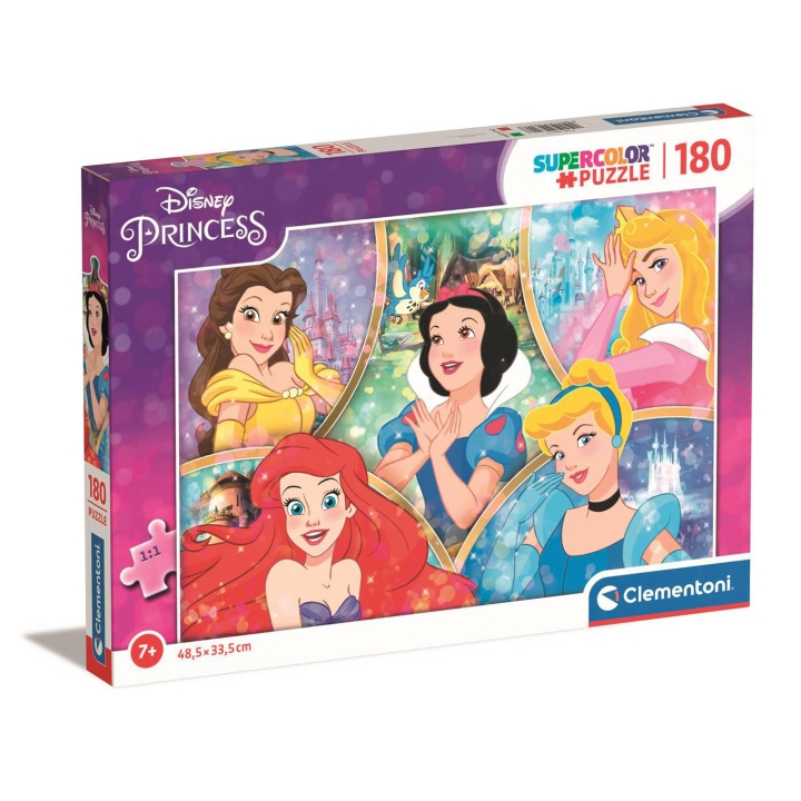 Clementoni Pussel 180 Pcs Disney Princess in the group TOYS, KIDS & BABY PRODUCTS / Toys / Kids puzzle at TP E-commerce Nordic AB (D22926)