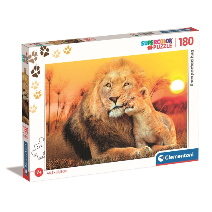 Clementoni Pussel 180 Pcs Unexpected Hug in the group TOYS, KIDS & BABY PRODUCTS / Toys / Kids puzzle at TP E-commerce Nordic AB (D22928)