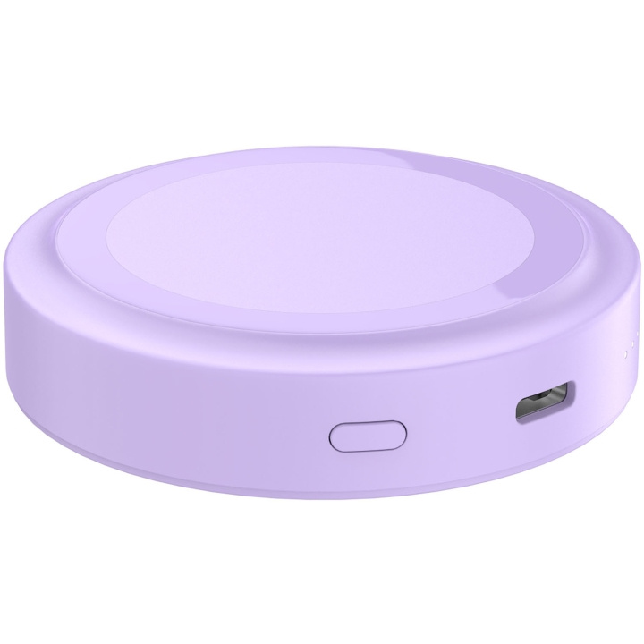 Celly Powerbank 3.000 mAh 5W MagSafe-kompatibel Lila in the group SMARTPHONE & TABLETS / Chargers & Cables / Powerbanks at TP E-commerce Nordic AB (D22981)