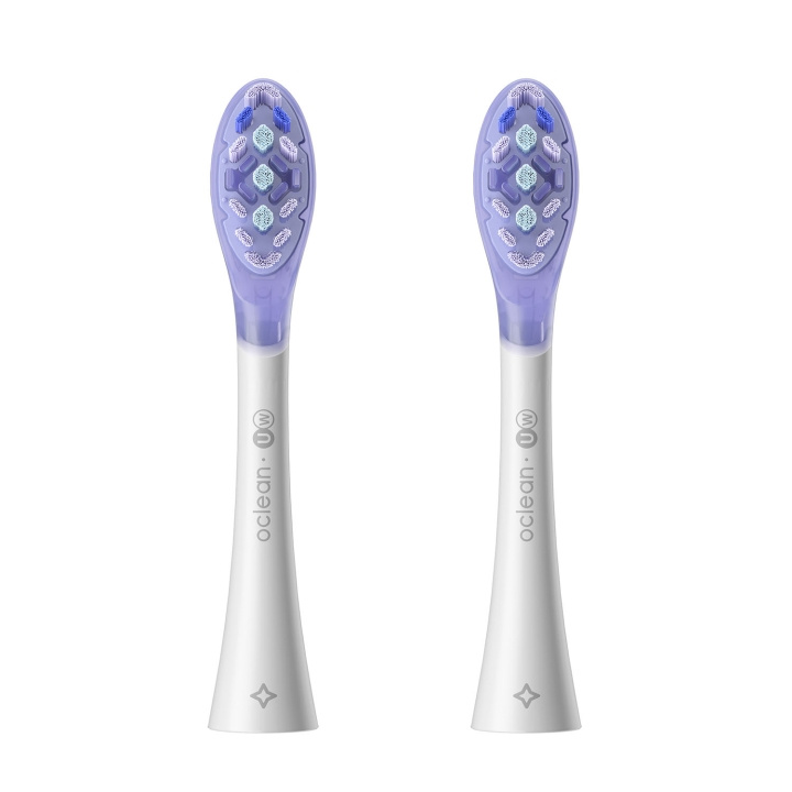 Oclean Brush Head Ultra White 2 Pack White in the group BEAUTY & HEALTH / Oral care / Accessories for electric toothbrushes at TP E-commerce Nordic AB (D23042)