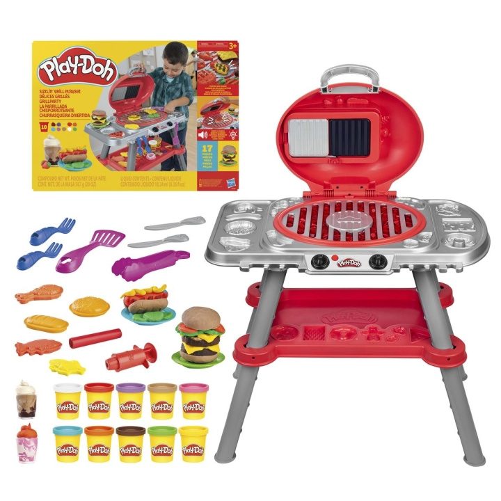 PLAY-DOH Sizzlin\' Grill Playset in the group TOYS, KIDS & BABY PRODUCTS / Toys / Play set at TP E-commerce Nordic AB (D23060)
