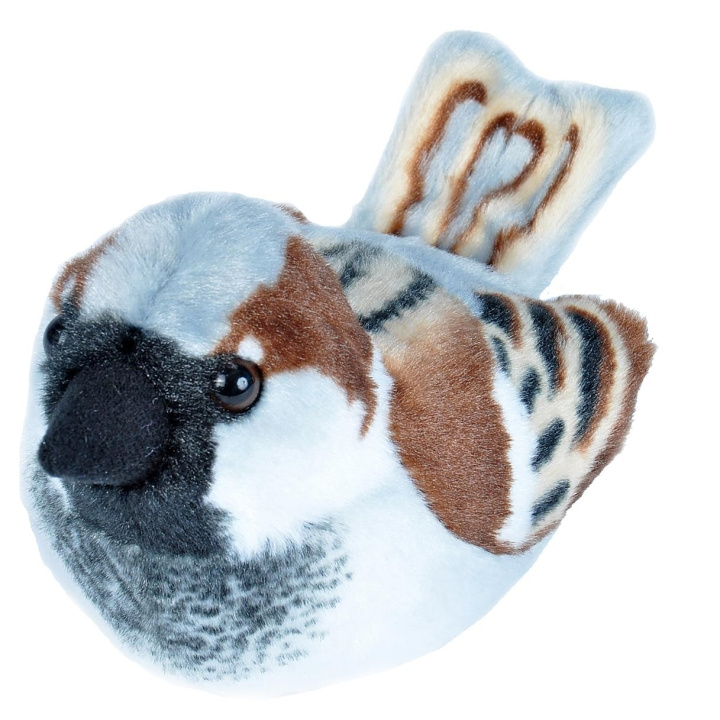Wild Republic Gosedjur Bird With Sound 18 cm Gråsparv in the group TOYS, KIDS & BABY PRODUCTS / Baby toys / stuffed animals at TP E-commerce Nordic AB (D23093)