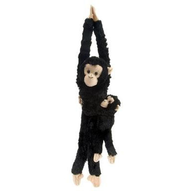 Wild Republic Gosedjur Hanging Monkeys Schimpans Med Bebis in the group TOYS, KIDS & BABY PRODUCTS / Baby toys / stuffed animals at TP E-commerce Nordic AB (D23165)