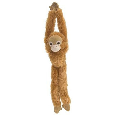 Wild Republic Plush Toy Hanging Monkeys Orangutan Monkey in the group TOYS, KIDS & BABY PRODUCTS / Baby toys / stuffed animals at TP E-commerce Nordic AB (D23167)