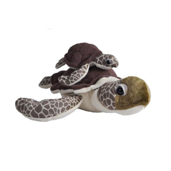 Wild Republic Gosedjur Mom & Baby 38 cm Havssköldpadda in the group TOYS, KIDS & BABY PRODUCTS / Baby toys / stuffed animals at TP E-commerce Nordic AB (D23173)