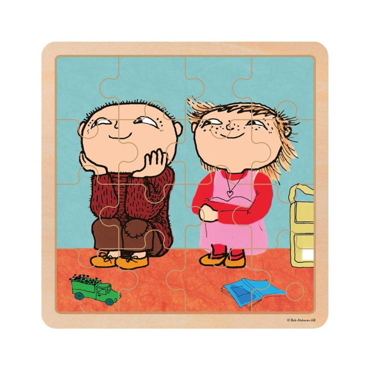 ALFONS ÅBERG Puzzle 16 Pcs Wooden Puzzle Friends in the group TOYS, KIDS & BABY PRODUCTS / Toys / Kids puzzle at TP E-commerce Nordic AB (D23216)