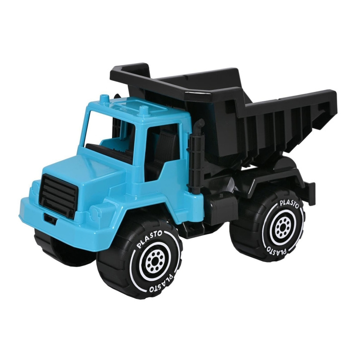 Plasto Lastbil Lastbil 30 Cm Turkos Med Svart Flak in the group TOYS, KIDS & BABY PRODUCTS / Toys / Toy cars at TP E-commerce Nordic AB (D23222)
