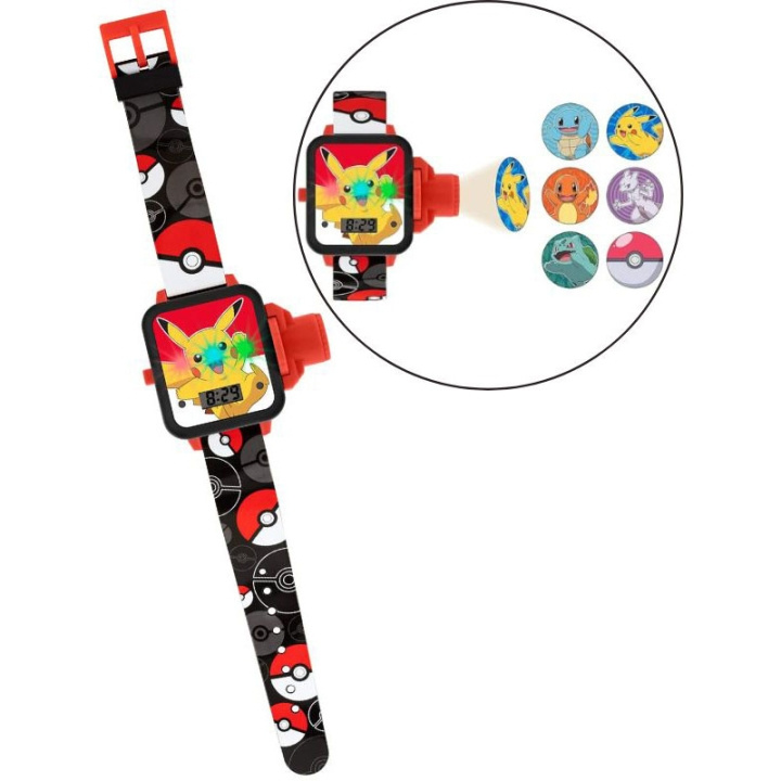 ACCUTIME Projector Watch LCD Pokemon in the group Sport, leisure & Hobby / Accessories / Watches at TP E-commerce Nordic AB (D23243)