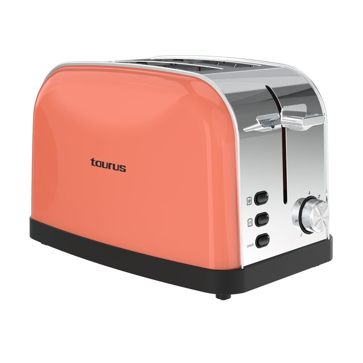 Taurus Toaster Two Slot Vintage 2 Coral in the group HOME, HOUSEHOLD & GARDEN / Household appliances / Toasters & Bread grills / Toasters at TP E-commerce Nordic AB (D23248)