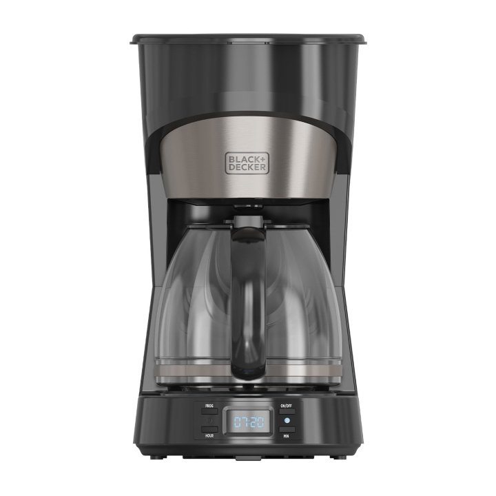 BLACK+DECKER Coffee Maker LCD 12 Cups in the group HOME, HOUSEHOLD & GARDEN / Household appliances / Coffee makers and accessories / Drip coffee makers at TP E-commerce Nordic AB (D23263)