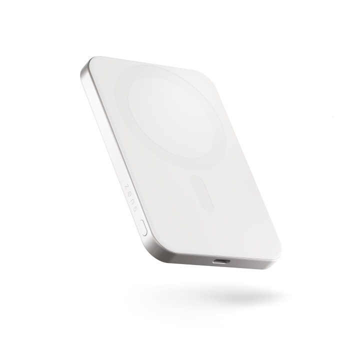 Zens Powerbank Pro 1 Slim 5.000 mAh White in the group SMARTPHONE & TABLETS / Chargers & Cables / Powerbanks at TP E-commerce Nordic AB (D23272)