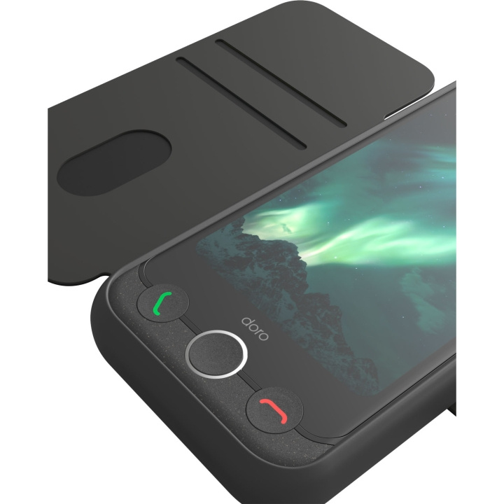 Doro Plånboksfodral Aurora A11 Grafit-grå in the group SMARTPHONE & TABLETS / Phone cases / Other models at TP E-commerce Nordic AB (D23291)