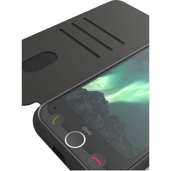 Doro Plånboksfodral Aurora A31 Grafit-grå in the group SMARTPHONE & TABLETS / Phone cases / Other models at TP E-commerce Nordic AB (D23293)