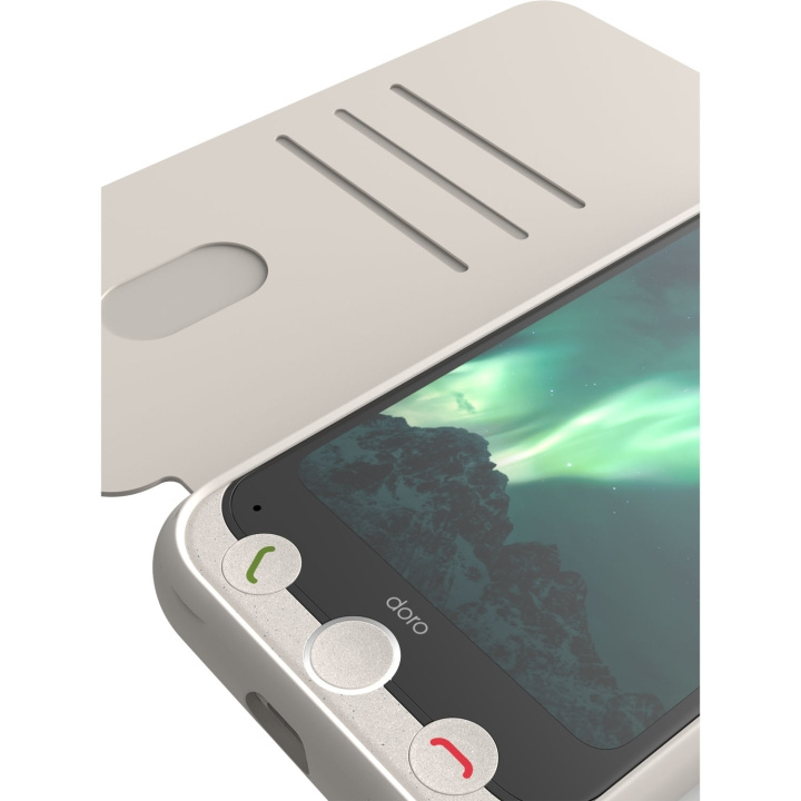 Doro Plånboksfodral Aurora A31 Ben-vit in the group SMARTPHONE & TABLETS / Phone cases / Other models at TP E-commerce Nordic AB (D23294)