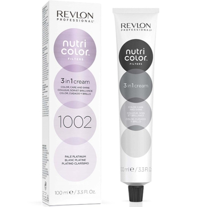 Revlon Nutri Color 1002 Pale Platinum 100ml in the group BEAUTY & HEALTH / Hair & Styling / Hair care / Hair Dye at TP E-commerce Nordic AB (D23324)