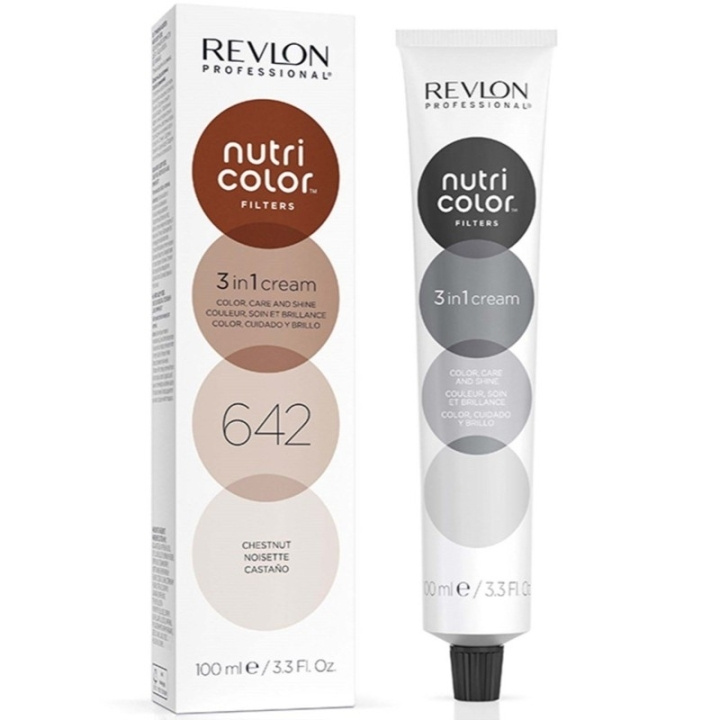 Revlon Nutri Color 642 Chestnut 100ml in the group BEAUTY & HEALTH / Hair & Styling / Hair care / Hair Dye at TP E-commerce Nordic AB (D23326)