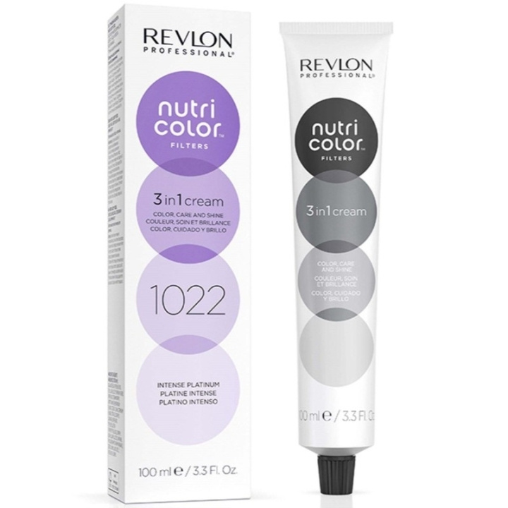 Revlon Nutri Color 1022 Intense Platinum 100ml in the group BEAUTY & HEALTH / Hair & Styling / Hair care / Hair Dye at TP E-commerce Nordic AB (D23328)