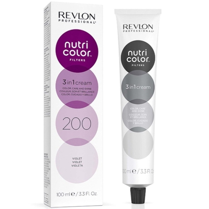 Revlon Nutri Color 200 Violet 100ml in the group BEAUTY & HEALTH / Hair & Styling / Hair care / Hair Dye at TP E-commerce Nordic AB (D23329)