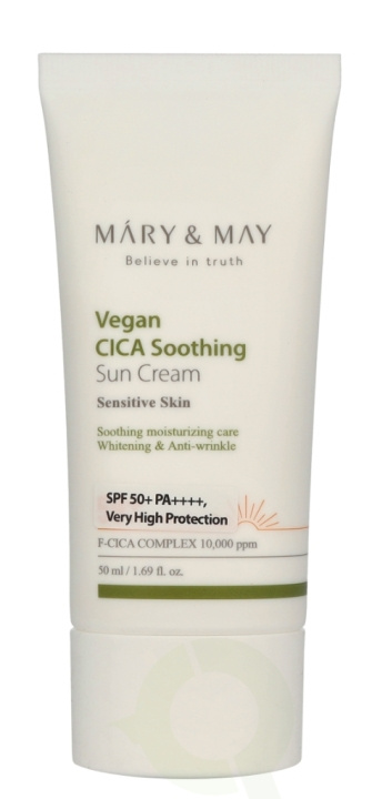 Mary & May Cica Soothing Sun Cream SPF50+ 50 ml Sensitive Skin in the group BEAUTY & HEALTH / Skin care / Tanning / Sunscreen at TP E-commerce Nordic AB (D23400)