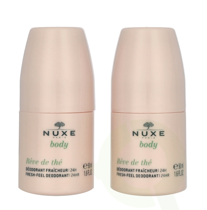 Nuxe Reve De The Duo Set 100 ml Fresh Feel Deodorant 24H Roll-On 2 x 50 ml in the group BEAUTY & HEALTH / Fragrance & Perfume / Deodorants at TP E-commerce Nordic AB (D23411)